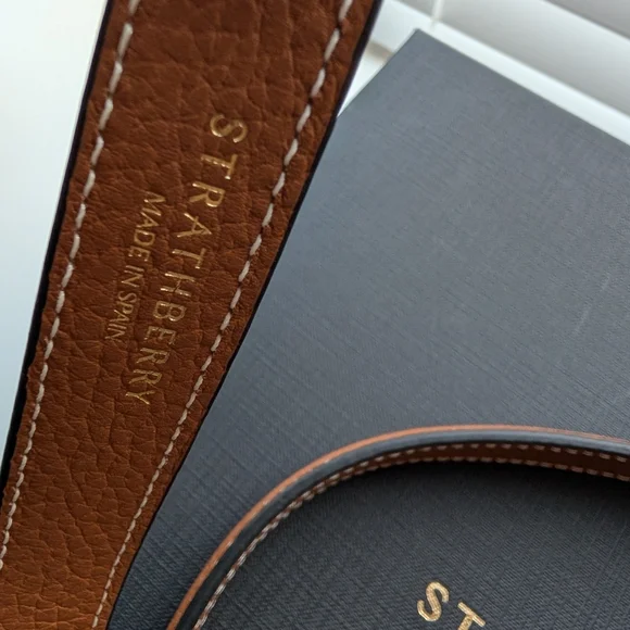 Strathberry Mosaic Top handle Grain tan Vanilla Stitch - Picture 10 of 14